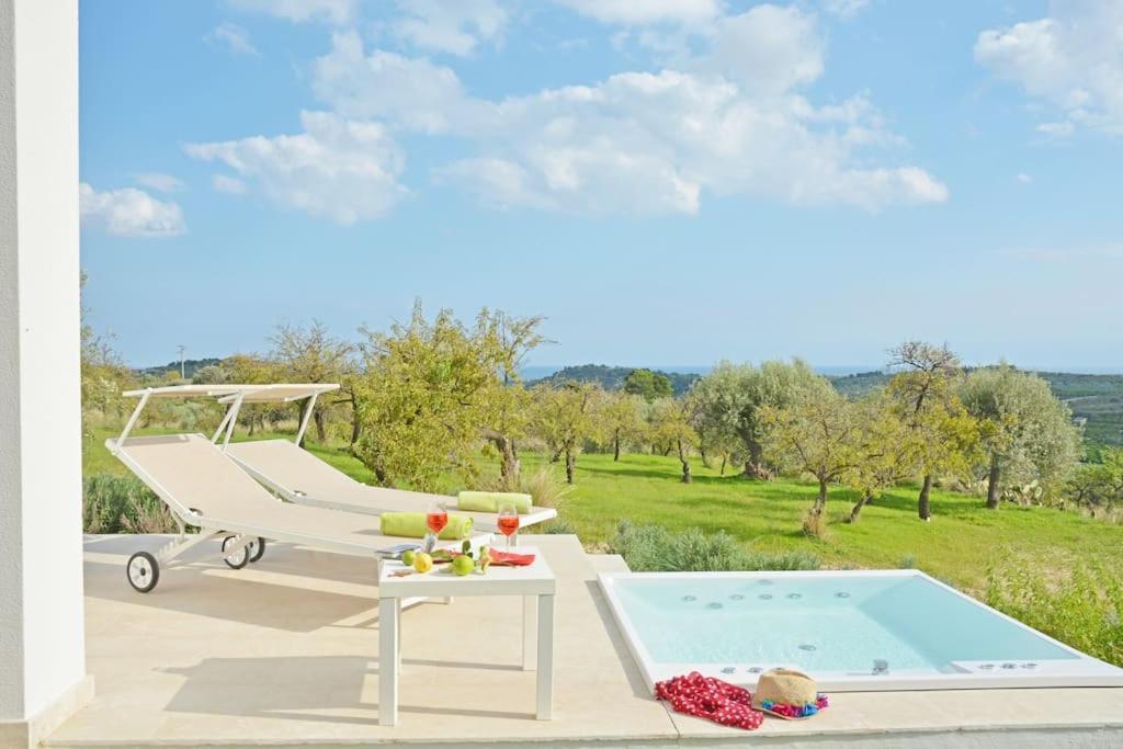 Villa Pettegola Tenuta Il Cavaliere Di Italia Noto- Vista Mare Mini Piscina Idromassaggio Extérieur photo